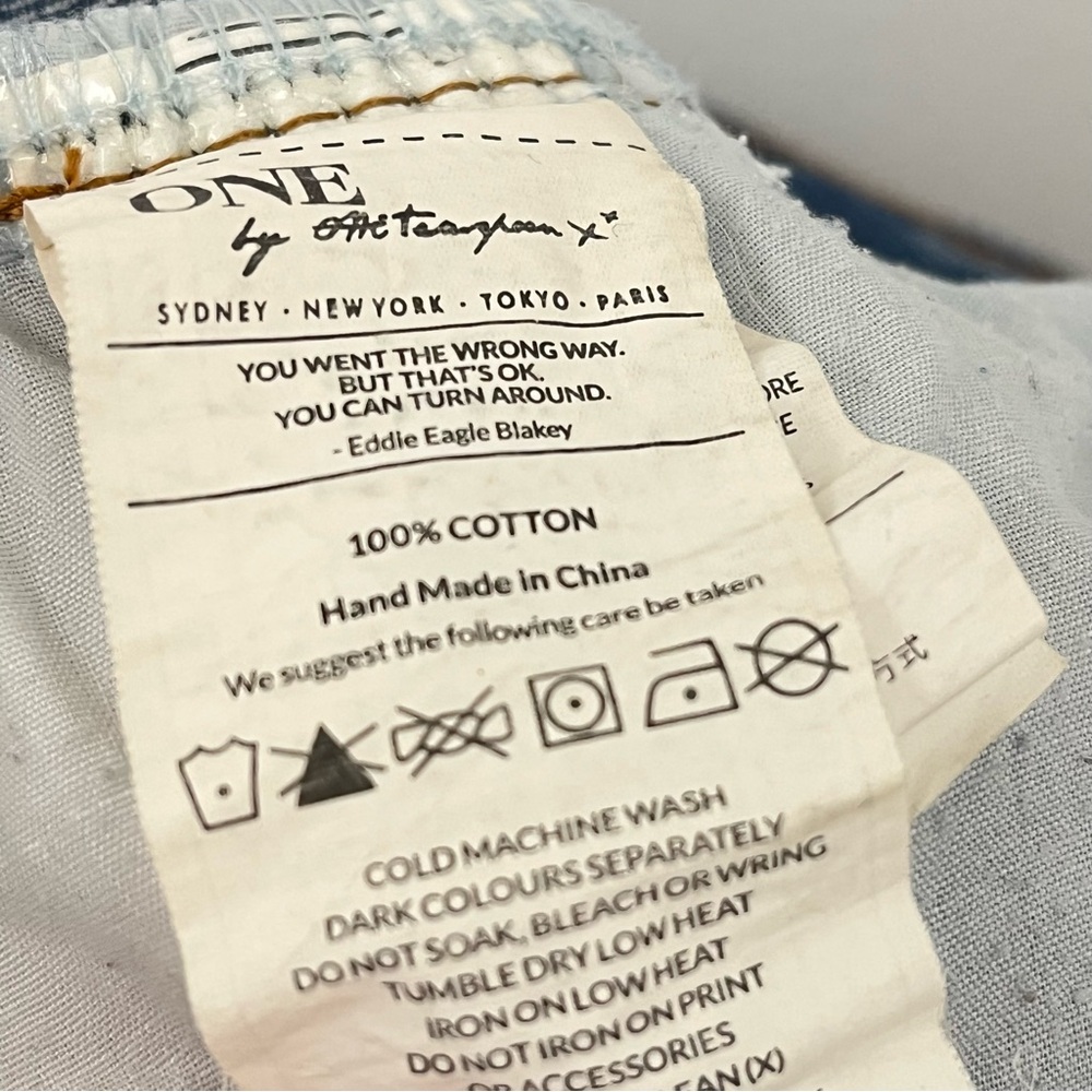One Teaspoon Blue Jean Shorts - Picture 9 of 11